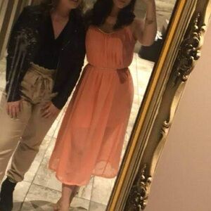 Peach Formal Dress